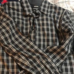 Black & White Plaid Murano Button Down